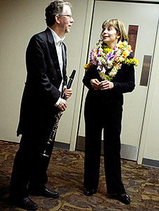 Norm Foster and JoAnn Falletta